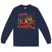 Navy merrycamperchristmas Long Sleeve Tee - SublimationCraftShop