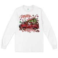 White merrycamperchristmas Long Sleeve Tee - SublimationCraftShop