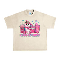 Sandshell merry christmas snowman coffee cups Urban Heavy Tee - MaliasSmallBusiness