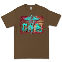 Cacao western nurse certified nurse  assistant medilcal symbol  background Premium Tee - BarkalooDesign