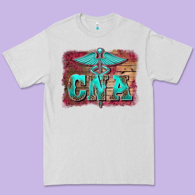 Western Nurse Certified Nurse  Assistant Medilcal Symbol  Background Premium Tee Designed By Barkaloodesign