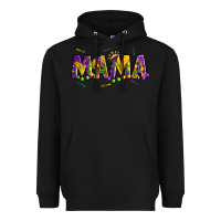 Black mama mardi gras Heavyweight Hoodie - OliviaCreatesArt