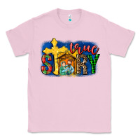 Bubblegum Pink True Story Holy Family Classic Tee - MaliasSmallBusiness