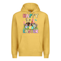 Antique Gold Happy Easter gnomies Easter Day Premium Hoodie - CowGirlArtShop