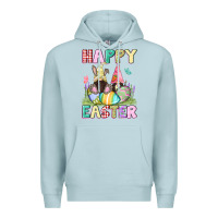 Blue Mist Happy Easter gnomies Easter Day Premium Hoodie - CowGirlArtShop