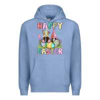 Colony Blue Happy Easter gnomies Easter Day Premium Hoodie - CowGirlArtShop