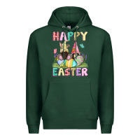 Sports Green Happy Easter gnomies Easter Day Premium Hoodie - CowGirlArtShop