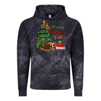 Cloud Black merry christmas y'all Vintage Hoodie - MaliasSmallBusiness