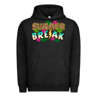 Pigment Black Summer Break Urban Hoodie - CowhideDigitalArt