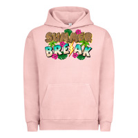 Pigment Salmon Summer Break Urban Hoodie - CowhideDigitalArt