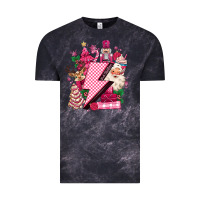 Cloud Black pink christmas lightning bolt Vintage Tee - MaliasSmallBusiness