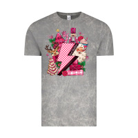 Cloud Rock pink christmas lightning bolt Vintage Tee - MaliasSmallBusiness