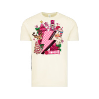 Vintage Arctic pink christmas lightning bolt Vintage Tee - MaliasSmallBusiness