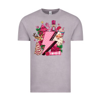 Vintage Zinc pink christmas lightning bolt Vintage Tee - MaliasSmallBusiness