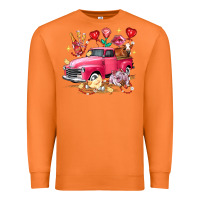 Carrot Valentine's Day Truck Farm Animals Premium Sweatshirt - FaDigitalArtStudio