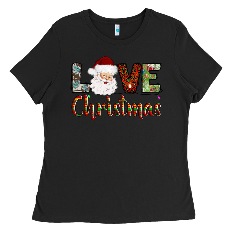 Love Christmas Ladies Tee by AdoDesignShop | Teevron