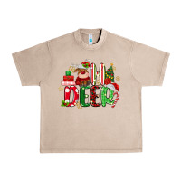 French Oak oh deer reindeer Urban Heavy Tee - MaliasSmallBusiness