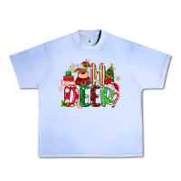 Grape Ice oh deer reindeer Urban Heavy Tee - MaliasSmallBusiness