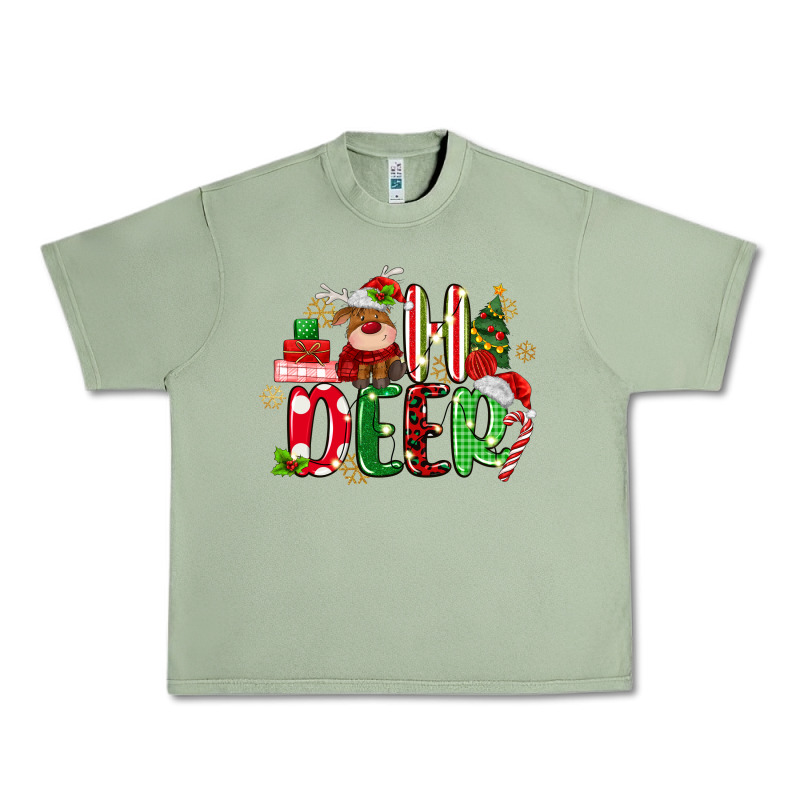 Oh Deer Reindeer Urban Heavy Tee by MaliasSmallBusiness | Teevron