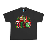 Pigment Black oh deer reindeer Urban Heavy Tee - MaliasSmallBusiness