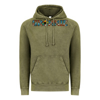 Vintage Olive grammie cowhide sunflower 1 Vintage Hoodie - Jasminsmagicworld