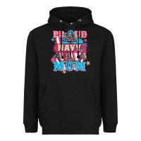 Black Proud navy Mom Mother's Day Heavyweight Hoodie - FaDigitalArtStudio