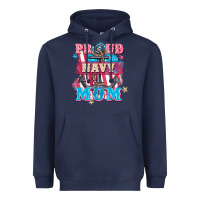 Navy Proud navy Mom Mother's Day Heavyweight Hoodie - FaDigitalArtStudio
