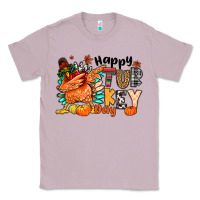 Lilac happy turkey day Classic Tee - MaliasSmallBusiness