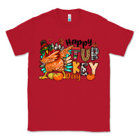 Red happy turkey day Classic Tee - MaliasSmallBusiness