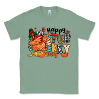 Sage happy turkey day Classic Tee - MaliasSmallBusiness