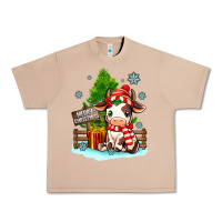 Burro merry christmas cow Urban Heavy Tee - MaliasSmallBusiness