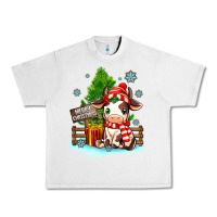 Lunar Rock merry christmas cow Urban Heavy Tee - MaliasSmallBusiness