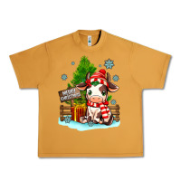 Peanut Butter merry christmas cow Urban Heavy Tee - MaliasSmallBusiness