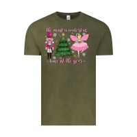 Vintage Olive the most wonderful time of the year Vintage Tee - MaliasSmallBusiness