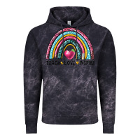 Cloud Black rainbow teach love inspire Vintage Hoodie - NancyCooperArtShop