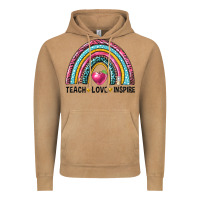 Vintage Camel rainbow teach love inspire Vintage Hoodie - NancyCooperArtShop