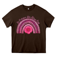Chocolate Brown in october we wear pink rainbow Heavy Core Tee - AdoDesignShop