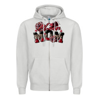 Dove Grey cheer mom  maroon Zipper Hoodie - CowGirlArtShop