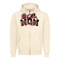 Sandshell cheer mom  maroon Zipper Hoodie - CowGirlArtShop