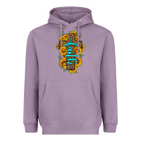 Faith Sunflower Leopard Cross Olivia Heavyweight Hoodie | Teevron