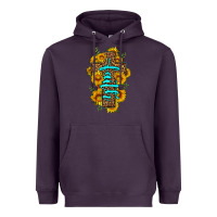 Plum faith sunflower leopard cross olivia Heavyweight Hoodie - OliviaCreatesArt