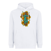 White faith sunflower leopard cross olivia Heavyweight Hoodie - OliviaCreatesArt