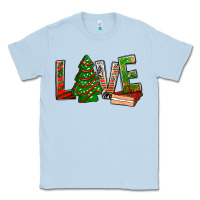 Dusty Blue Love Christmas tree cake Classic Tee - NancyCooperArtShop