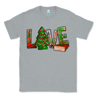 Heather Grey Love Christmas tree cake Classic Tee - NancyCooperArtShop