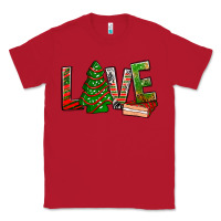 Red Love Christmas tree cake Classic Tee - NancyCooperArtShop