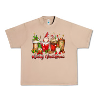 Merry Christmas Gnomes Coffee Cups Urban Heavy Tee | Teevron