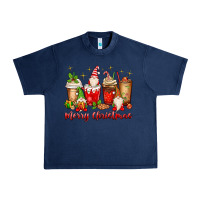Navy merry christmas gnomes coffee cups Urban Heavy Tee - MaliasSmallBusiness