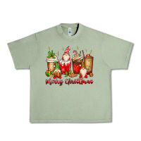 Oil Green merry christmas gnomes coffee cups Urban Heavy Tee - MaliasSmallBusiness