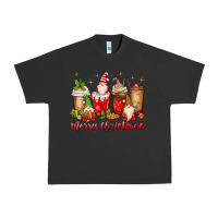 Pigment Black merry christmas gnomes coffee cups Urban Heavy Tee - MaliasSmallBusiness