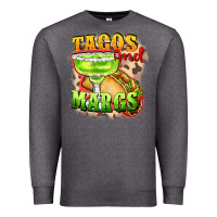 Charcoal Heather Tacos and margs Premium Sweatshirt - FaDigitalArtStudio